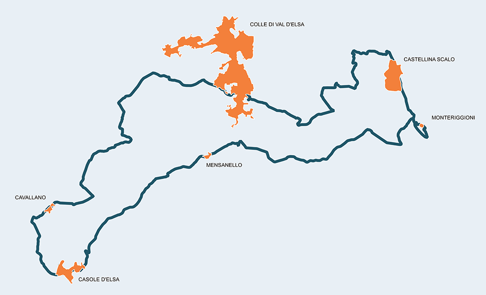 Verso l'avamposto senese