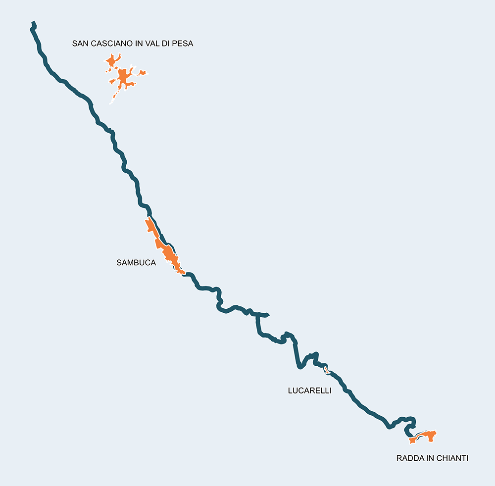 Ciclabile della Pesa e dintorni