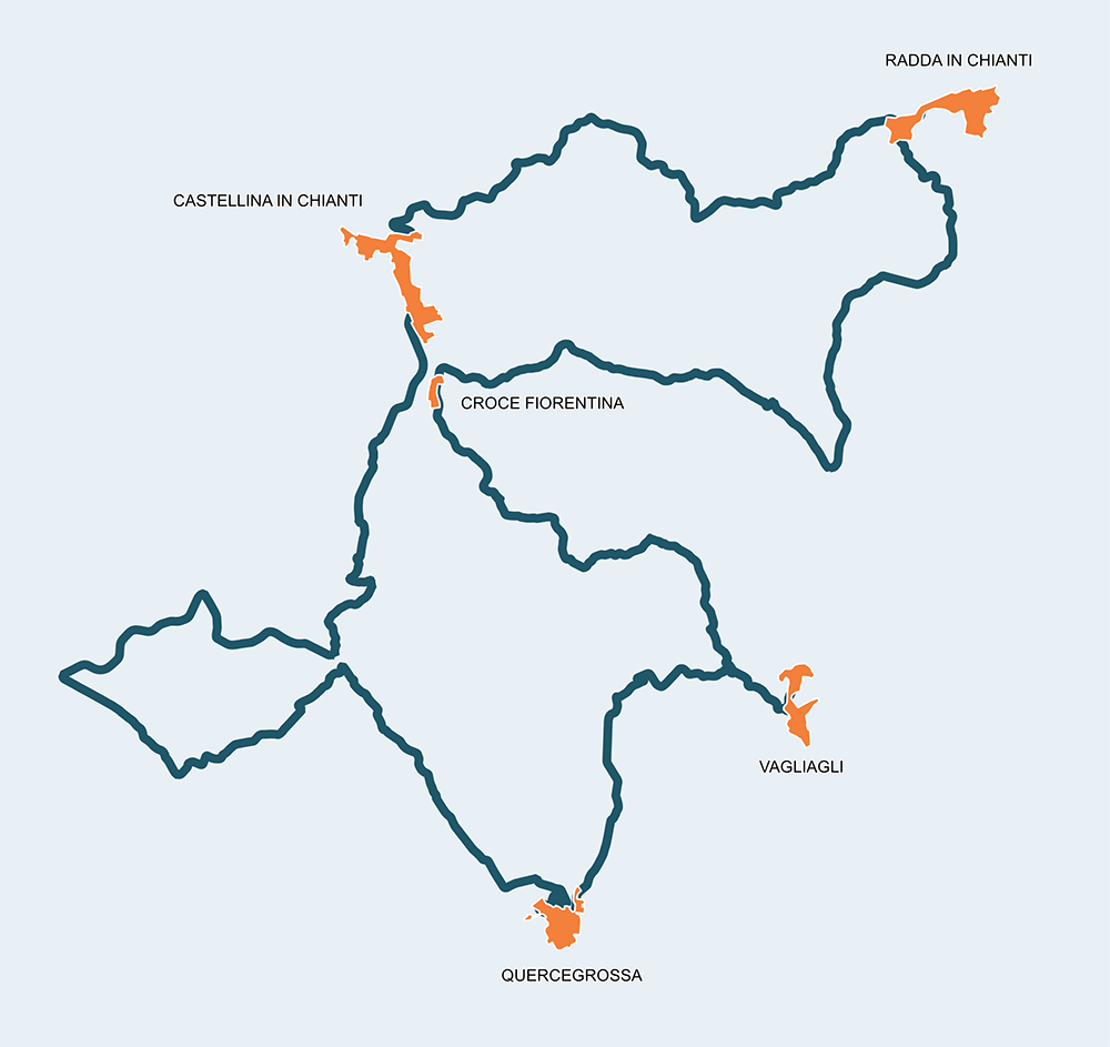 Radda > Castellina > Vagliagli gravel