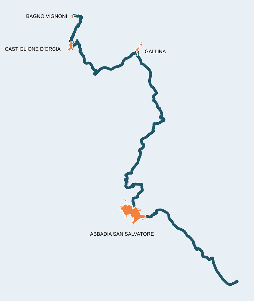 Via Francigena – variante Amiata